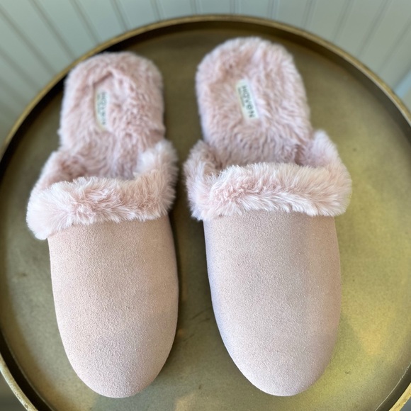 HAVEN WELL WITHIN SUEDE FAUX FUR SLIPPERS | SIZE: 8 | PINK | NEW WITHOUT TAGS - Picture 6 of 8